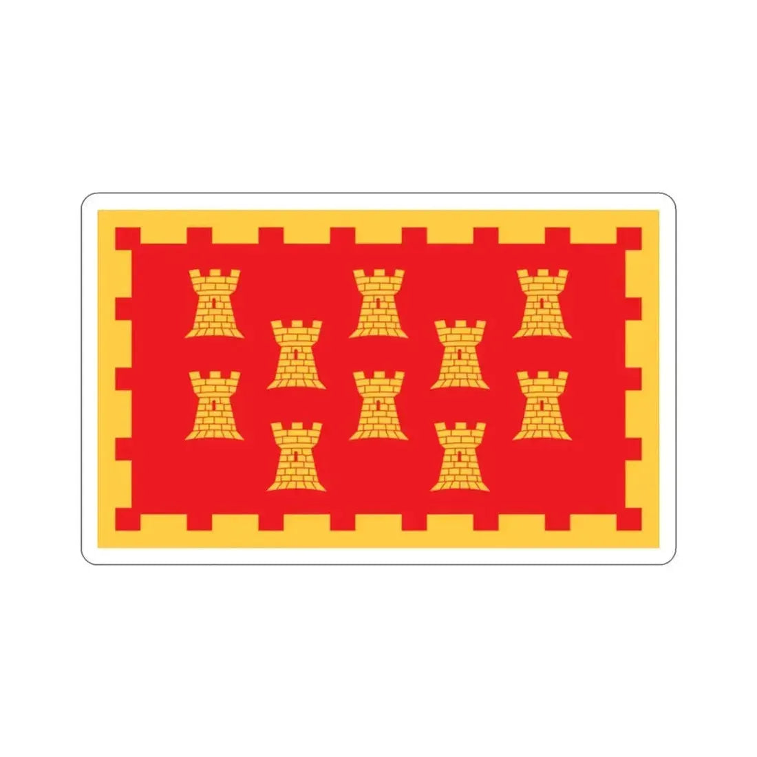 Flag of Greater Manchester UK STICKER Vinyl Die-Cut Decal 2 Inch - The Sticker Space