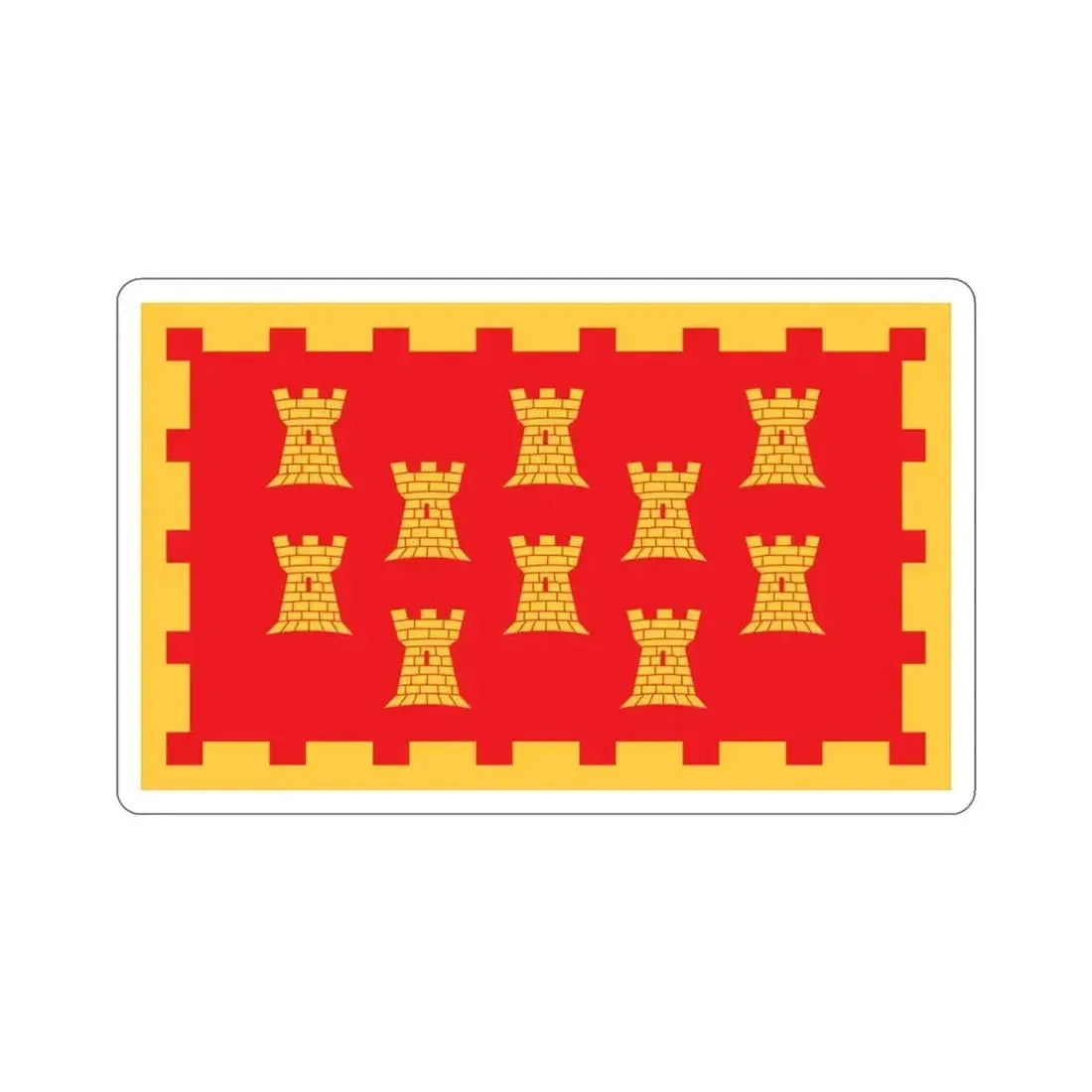 Flag of Greater Manchester UK STICKER Vinyl Die-Cut Decal 3 Inch - The Sticker Space