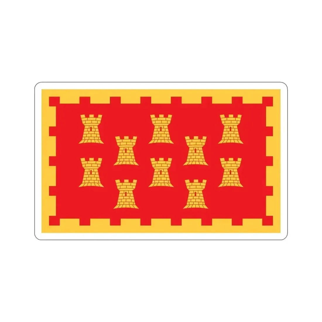 Flag of Greater Manchester UK STICKER Vinyl Die-Cut Decal 4 Inch - The Sticker Space