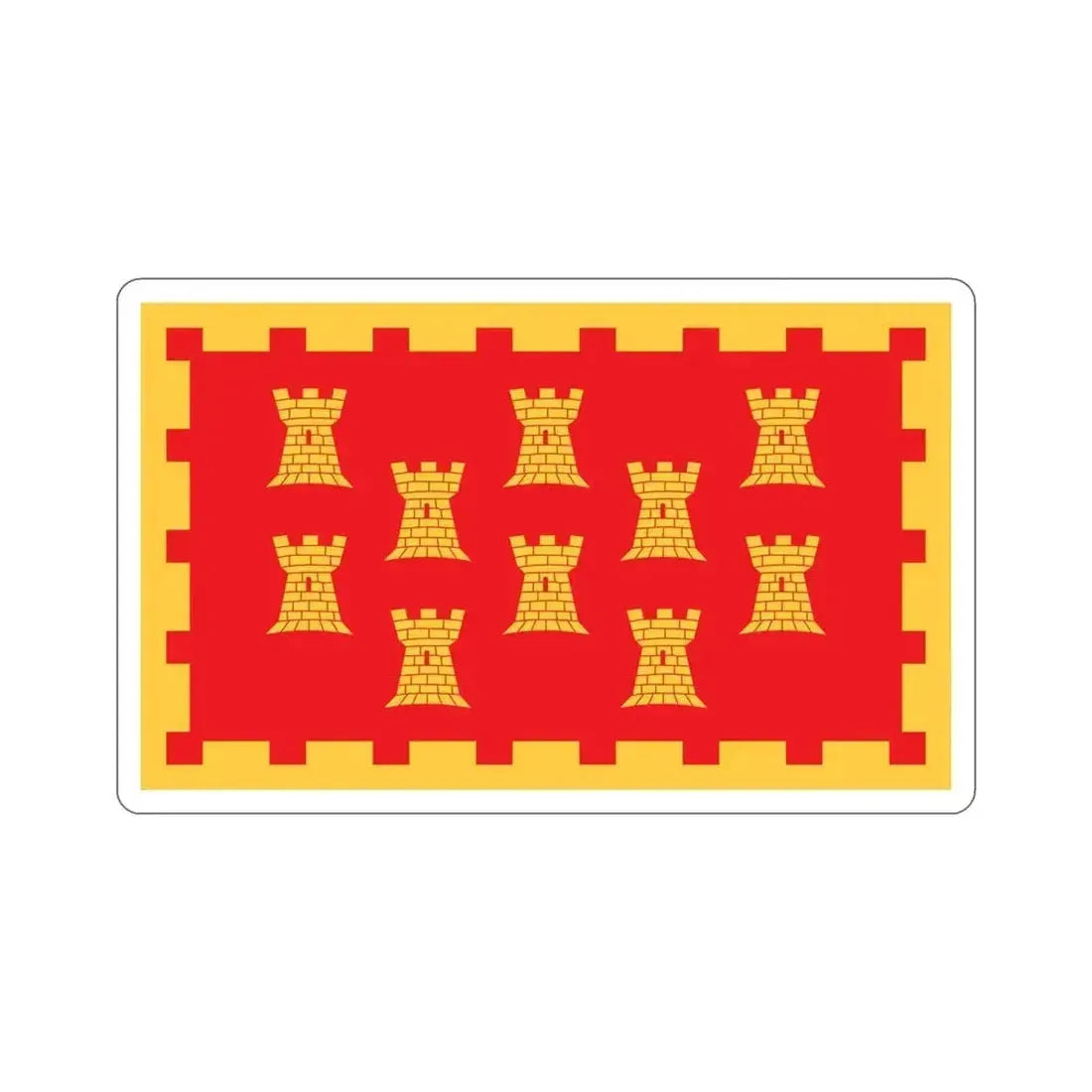 Flag of Greater Manchester UK STICKER Vinyl Die-Cut Decal 5 Inch - The Sticker Space