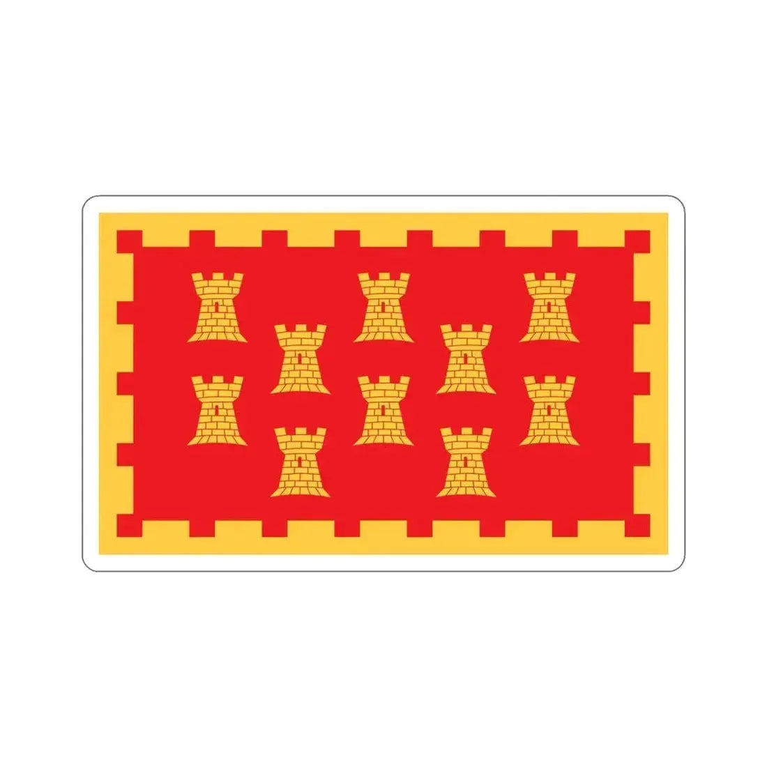 Flag of Greater Manchester UK STICKER Vinyl Die-Cut Decal 6 Inch - The Sticker Space