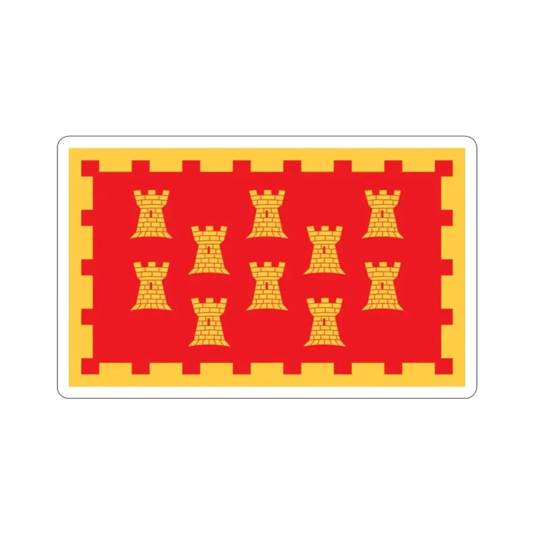 Flag of Greater Manchester UK STICKER Vinyl Die-Cut Decal - The Sticker Space