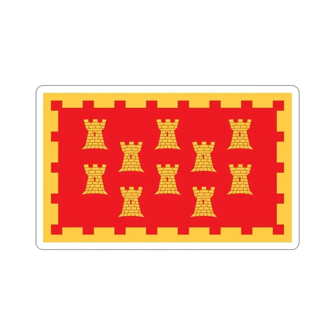 Flag of Greater Manchester UK STICKER Vinyl Die-Cut Decal - The Sticker Space