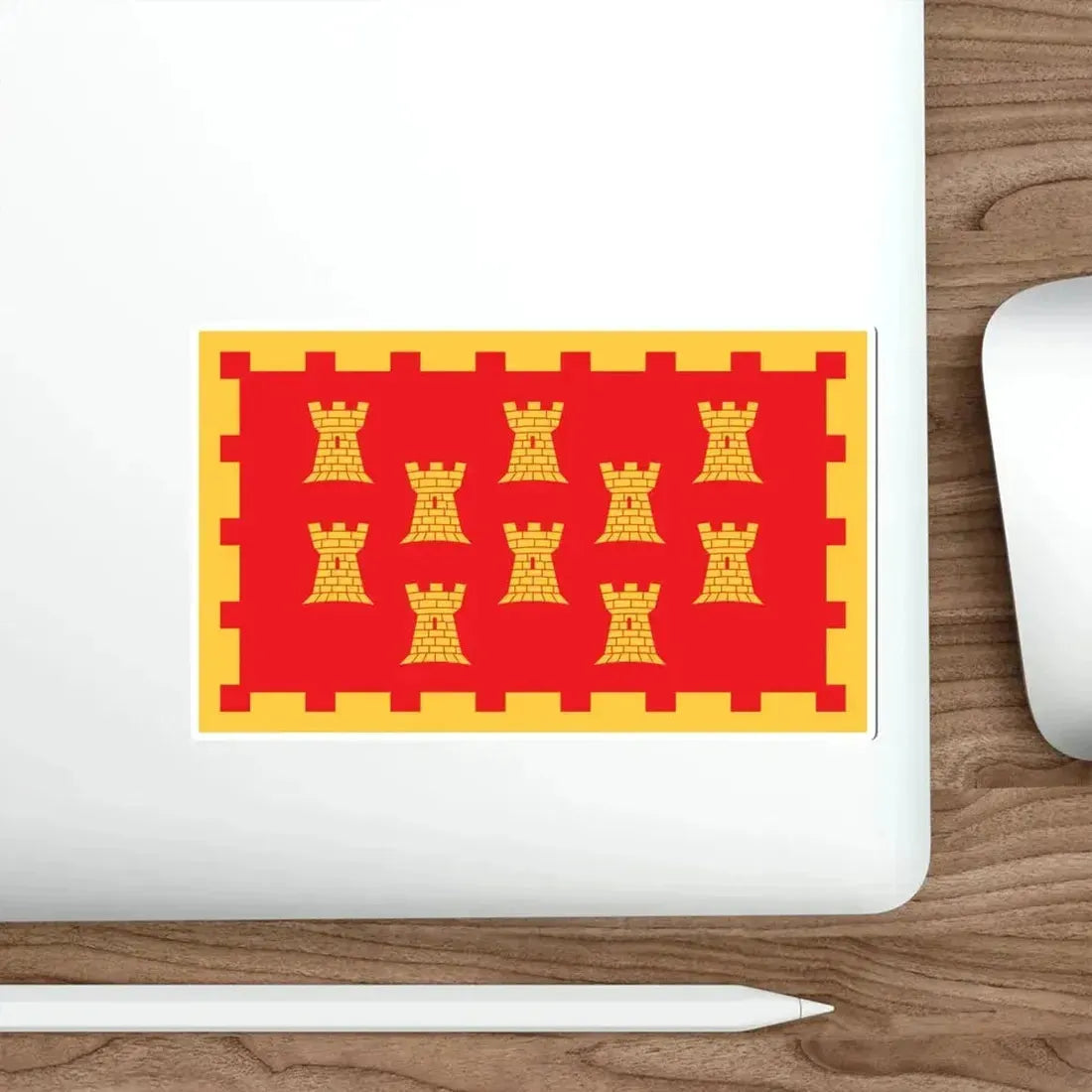 Flag of Greater Manchester UK STICKER Vinyl Die-Cut Decal - The Sticker Space