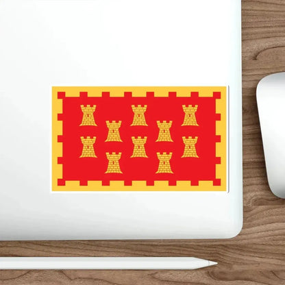 Flag of Greater Manchester UK STICKER Vinyl Die-Cut Decal - The Sticker Space
