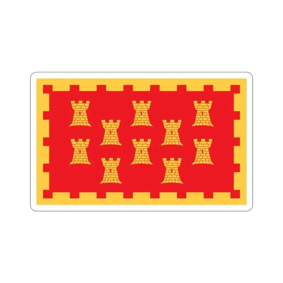Flag of Greater Manchester UK STICKER Vinyl Die-Cut Decal - The Sticker Space