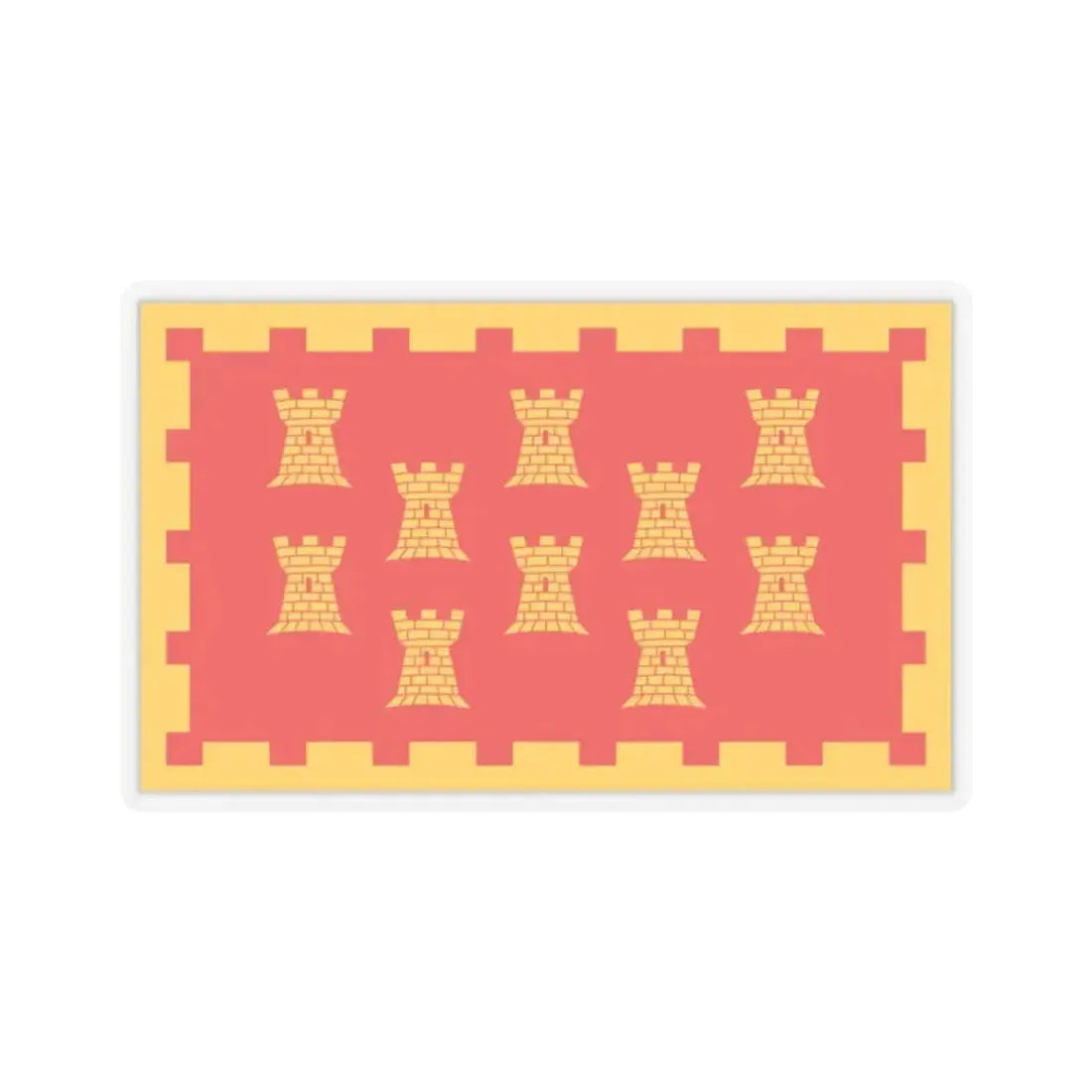 Flag of Greater Manchester UK - STICKER Vinyl Kiss-Cut Decal 2 Inch Transparent - The Sticker Space