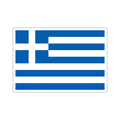 Flag of Greece STICKER Vinyl Die-Cut Decal-5 Inch-The Sticker Space