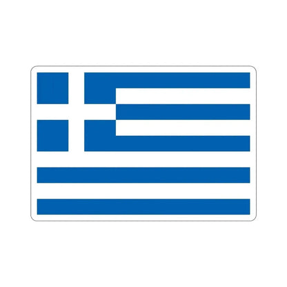 Flag of Greece STICKER Vinyl Die-Cut Decal - The Sticker Space