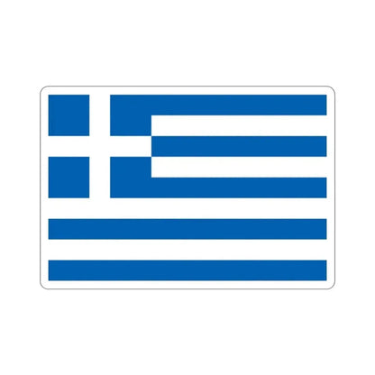Flag of Greece STICKER Vinyl Die-Cut Decal - The Sticker Space