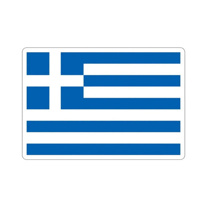 Flag of Greece STICKER Vinyl Die-Cut Decal - The Sticker Space