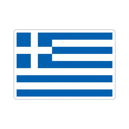 Flag of Greece STICKER Vinyl Die-Cut Decal - The Sticker Space