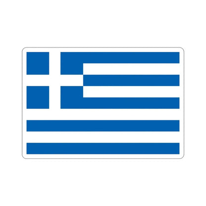 Flag of Greece STICKER Vinyl Die-Cut Decal - The Sticker Space