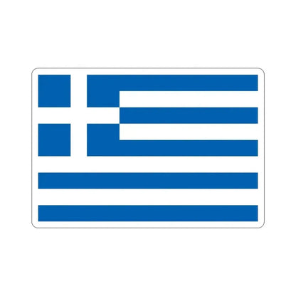 Flag of Greece STICKER Vinyl Die-Cut Decal - The Sticker Space