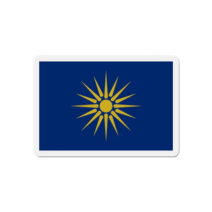 Flag of Greek Macedonia Greece - Die-Cut Magnet-6 × 6"-The Sticker Space