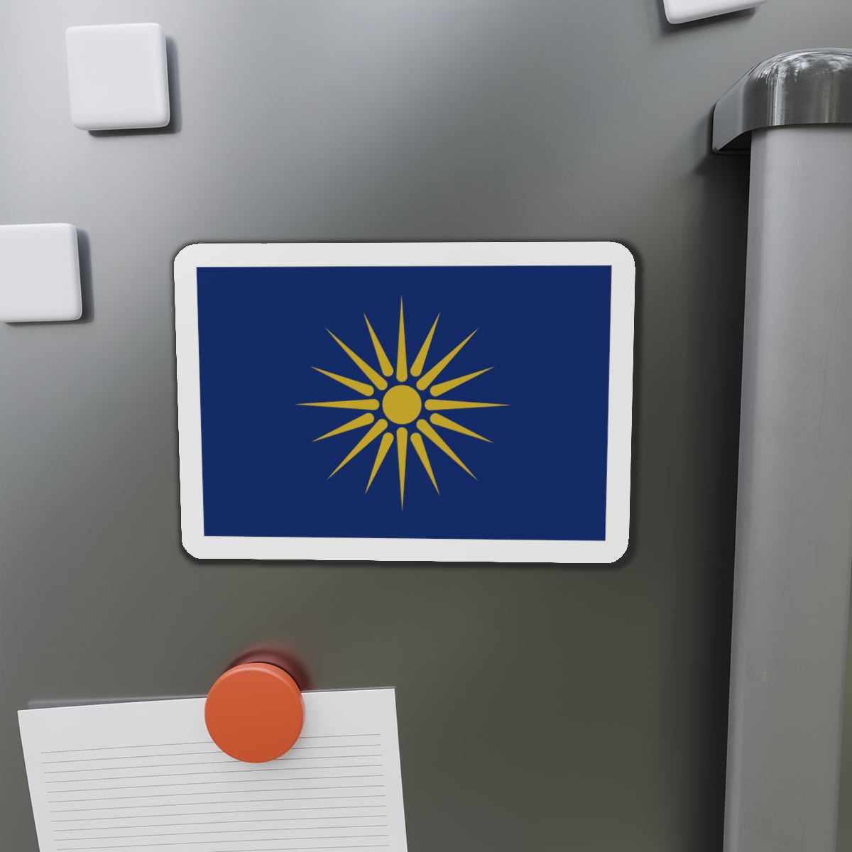 Flag of Greek Macedonia Greece - Die-Cut Magnet-The Sticker Space