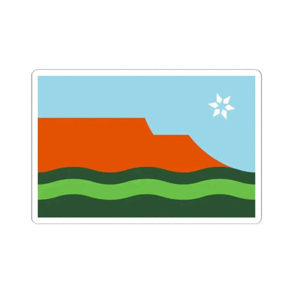 Flag of Green River Utah (United States) STICKER Vinyl Kiss-Cut Decal 2 Inch White - The Sticker Space