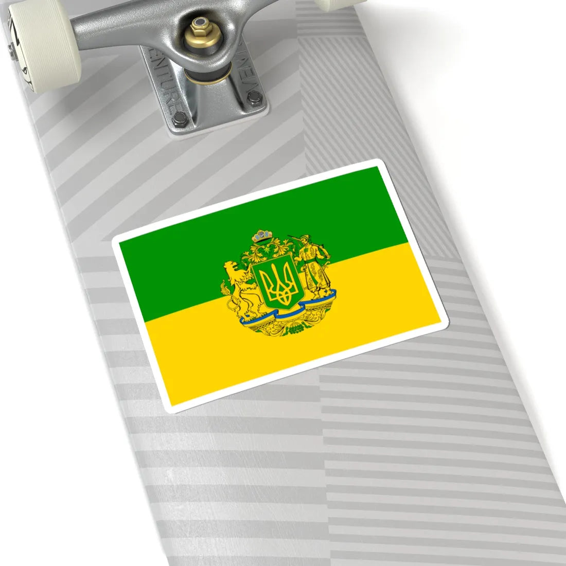 Flag of Green Ukraine 2 (Ukraine) STICKER Vinyl Kiss-Cut Decal - The Sticker Space