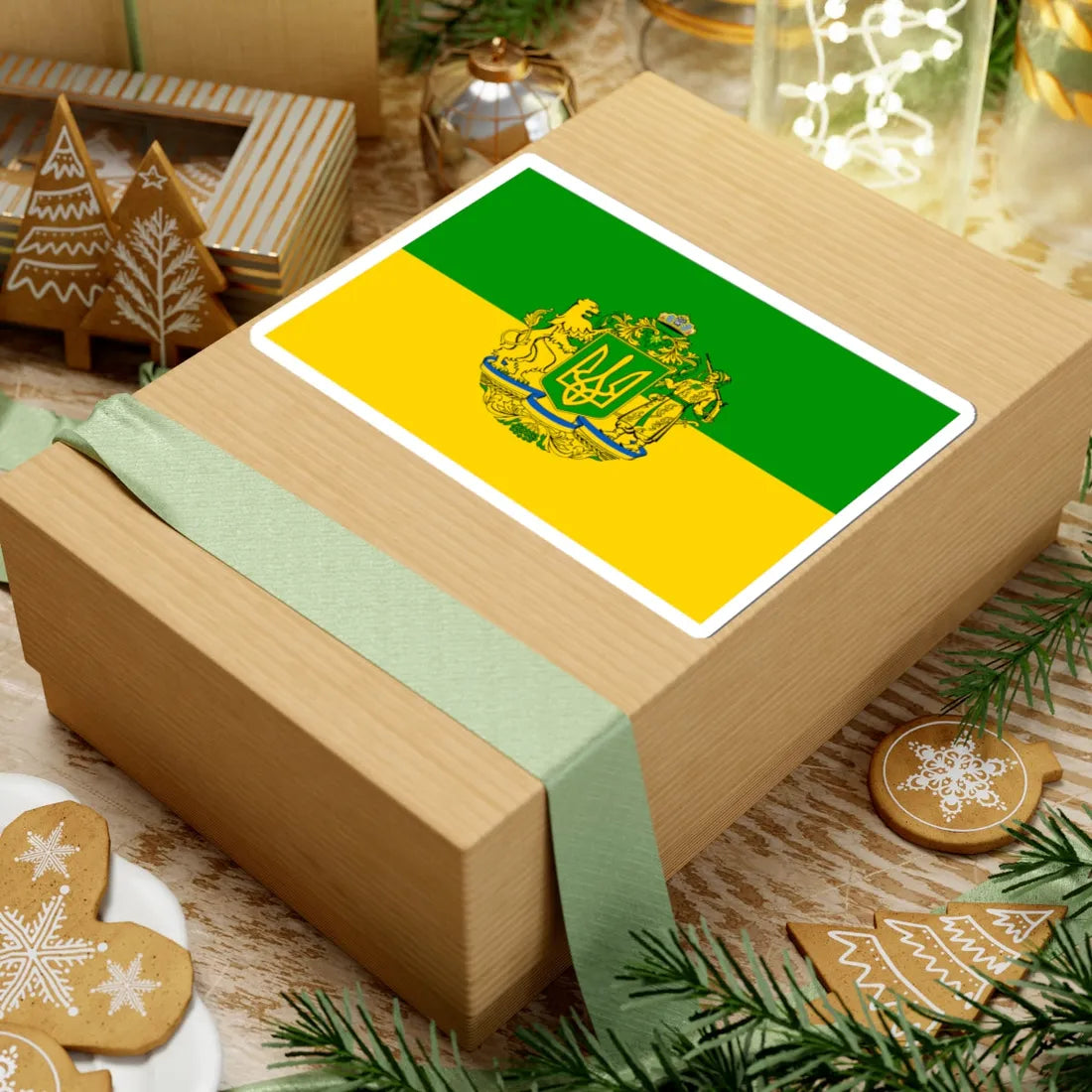 Flag of Green Ukraine 2 (Ukraine) STICKER Vinyl Kiss-Cut Decal - The Sticker Space