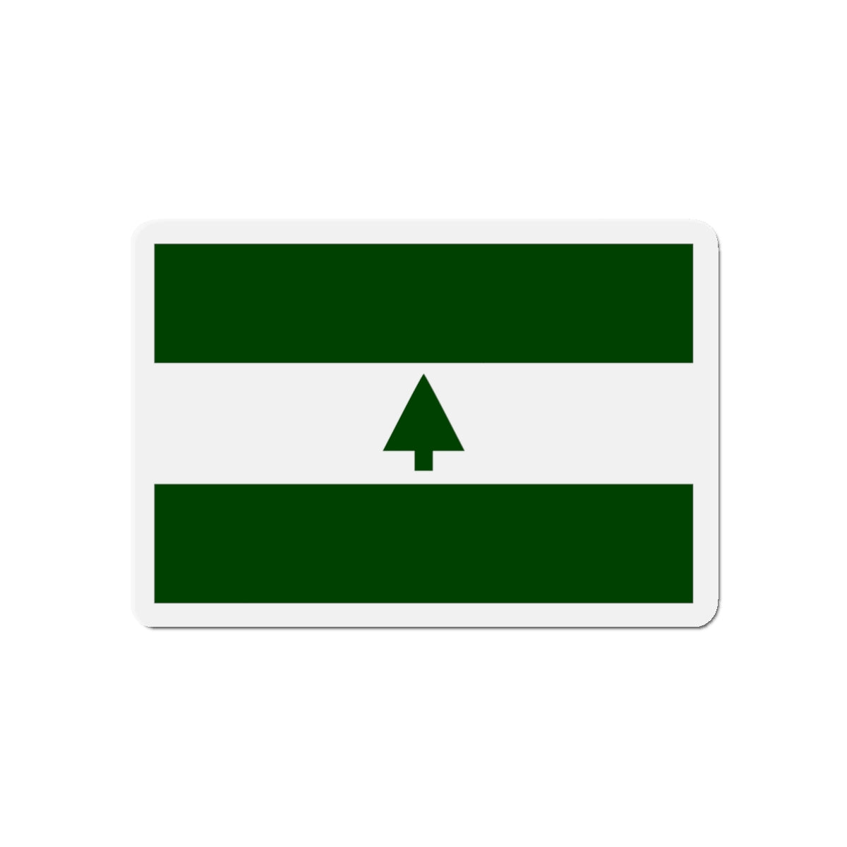 Flag of Greenbelt Maryland - Die-Cut Magnet-5" x 5"-The Sticker Space