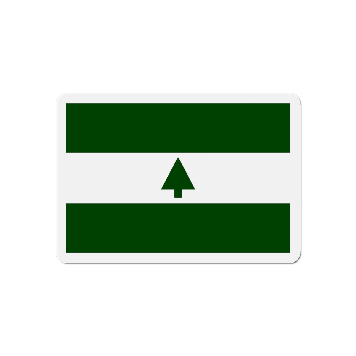 Flag of Greenbelt Maryland - Die-Cut Magnet-6 × 6"-The Sticker Space