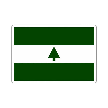 Flag of Greenbelt, Maryland - STICKER Vinyl Kiss-Cut Decal 3 Inch White - The Sticker Space