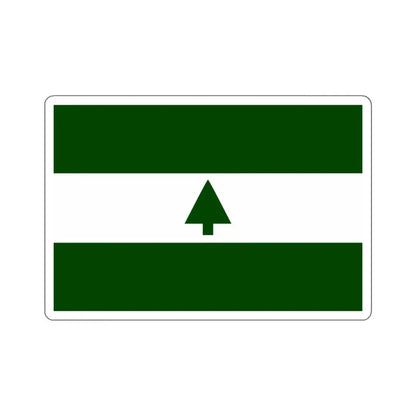 Flag of Greenbelt, Maryland - STICKER Vinyl Kiss-Cut Decal 4 Inch White - The Sticker Space