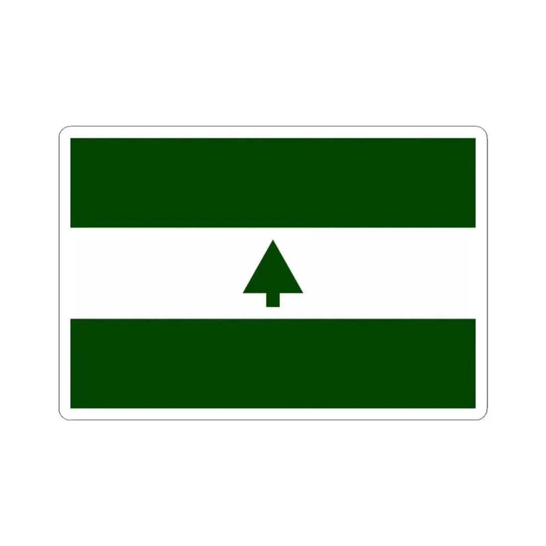 Flag of Greenbelt Maryland (United States) STICKER Vinyl Kiss-Cut Decal 3 Inch White - The Sticker Space