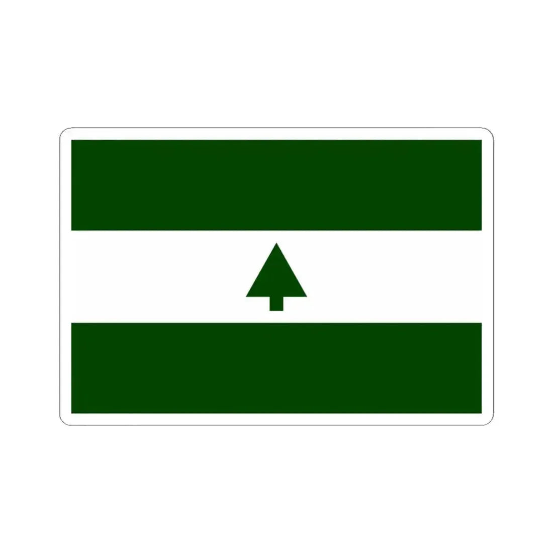 Flag of Greenbelt Maryland (United States) STICKER Vinyl Kiss-Cut Decal 4 Inch White - The Sticker Space