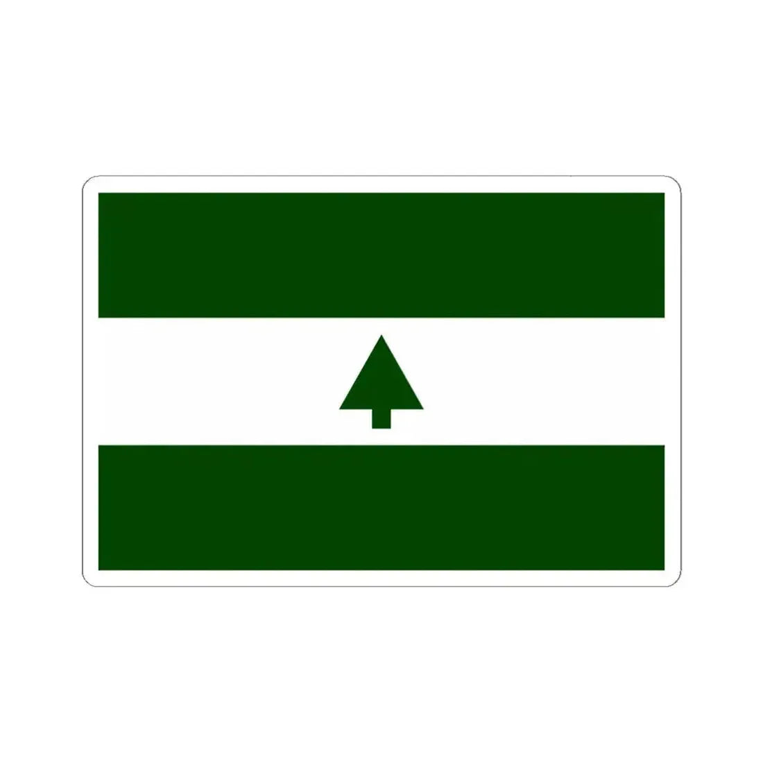 Flag of Greenbelt Maryland (United States) STICKER Vinyl Kiss-Cut Decal 6 Inch White - The Sticker Space