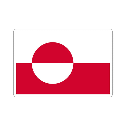 Flag of Greenland STICKER Vinyl Die-Cut Decal-4 Inch-The Sticker Space