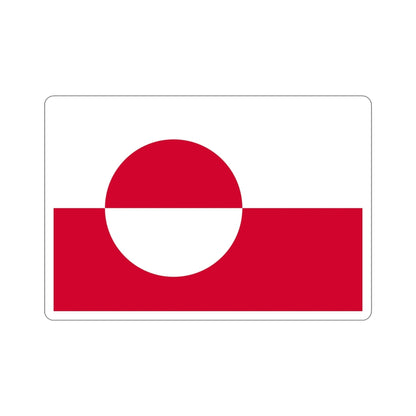 Flag of Greenland STICKER Vinyl Die-Cut Decal-6 Inch-The Sticker Space