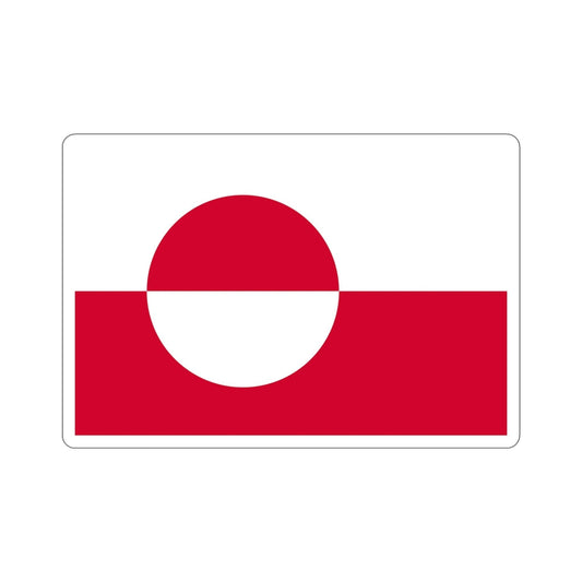 Flag of Greenland STICKER Vinyl Die-Cut Decal-6 Inch-The Sticker Space