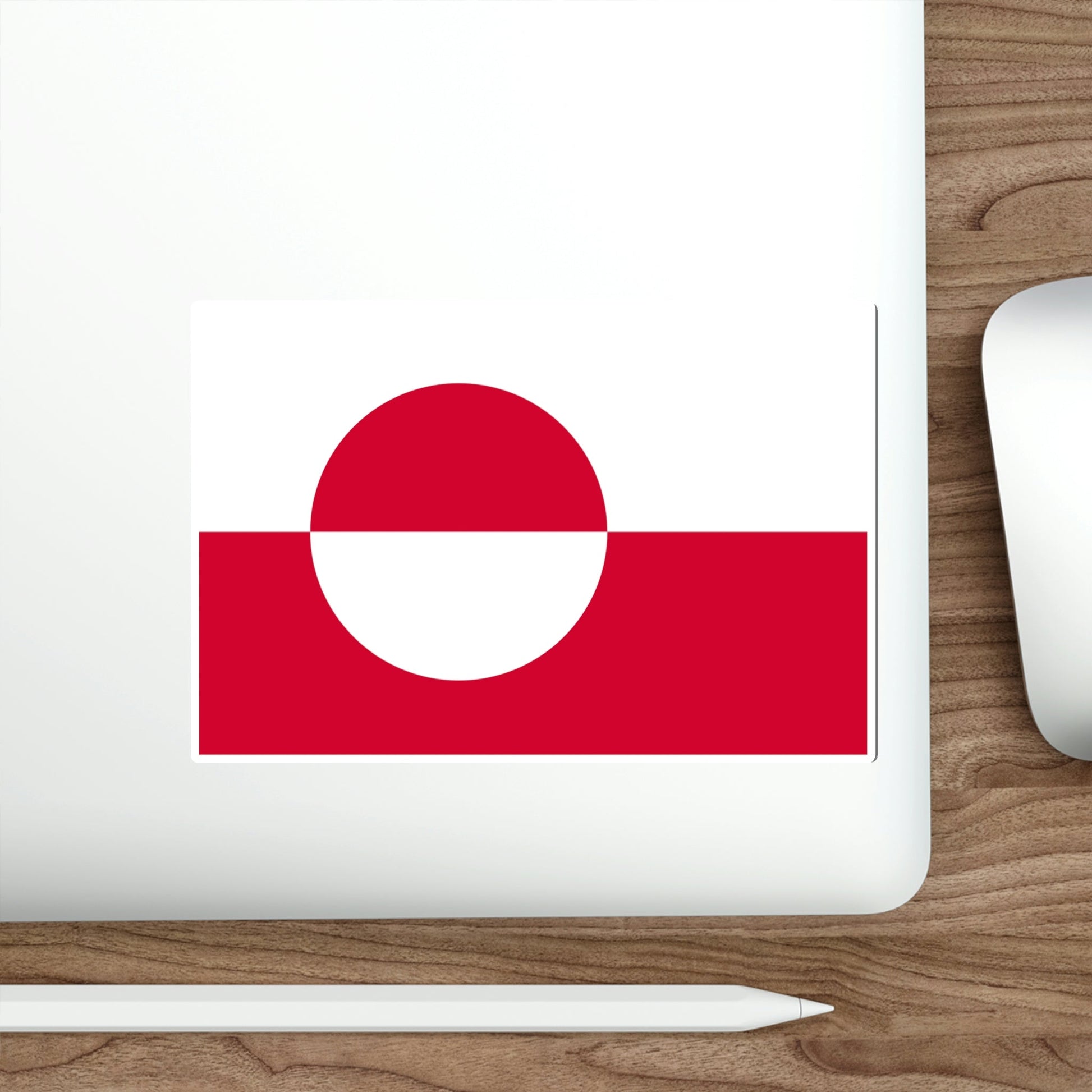 Flag of Greenland STICKER Vinyl Die-Cut Decal-The Sticker Space