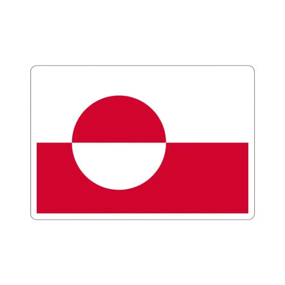 Flag of Greenland STICKER Vinyl Die-Cut Decal - The Sticker Space