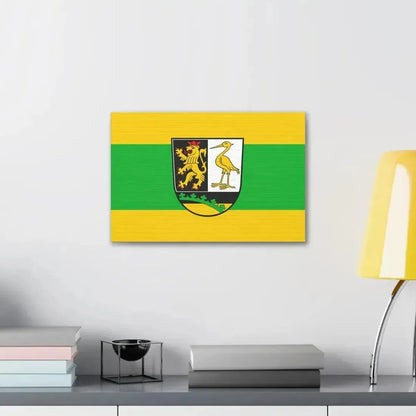 Flag of Greiz Germany - Canvas Wall Art - The Sticker Space