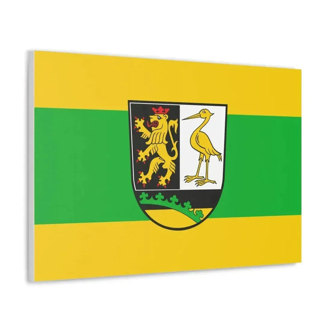 Flag of Greiz Germany - Canvas Wall Art - The Sticker Space