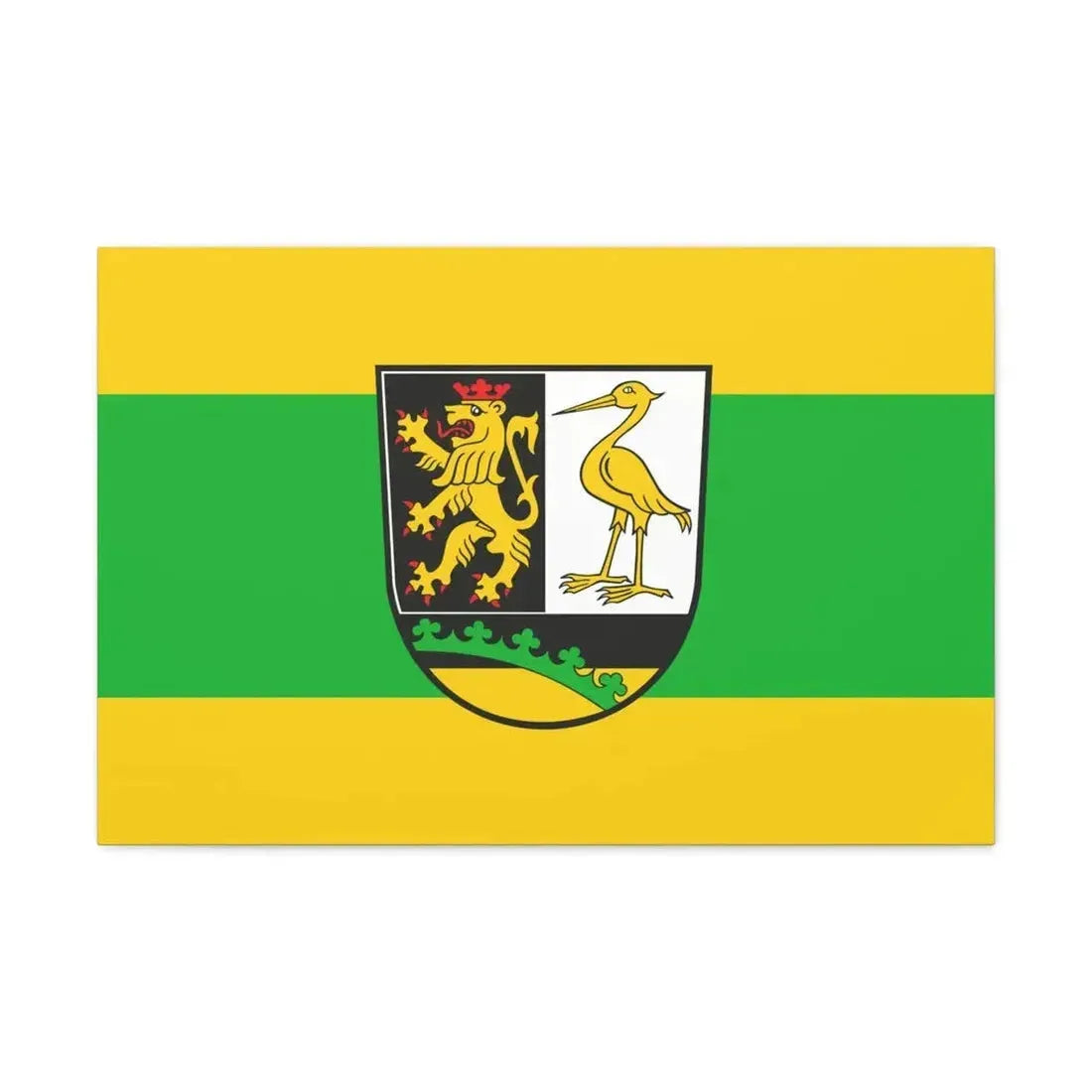 Flag of Greiz Germany - Canvas Wall Art - The Sticker Space