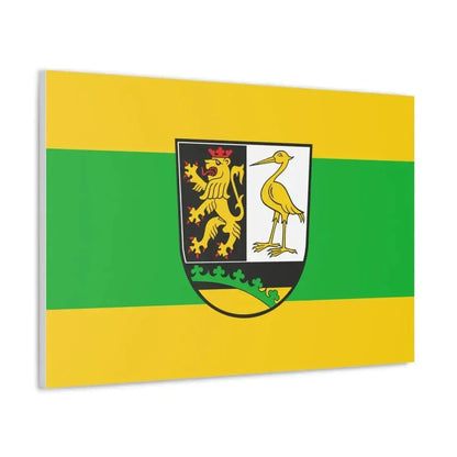 Flag of Greiz Germany - Canvas Wall Art - The Sticker Space