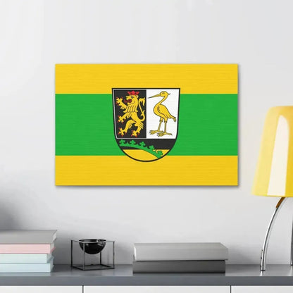 Flag of Greiz Germany - Canvas Wall Art - The Sticker Space