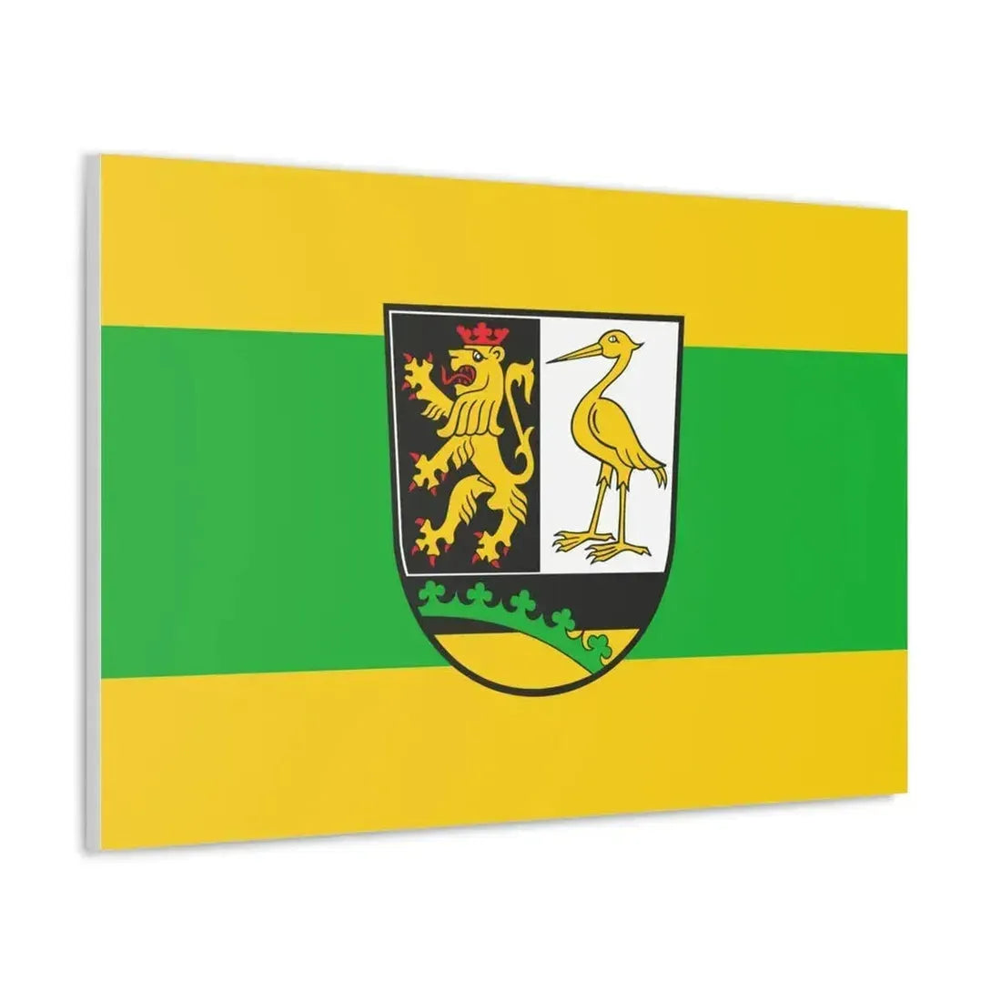 Flag of Greiz Germany - Canvas Wall Art - The Sticker Space