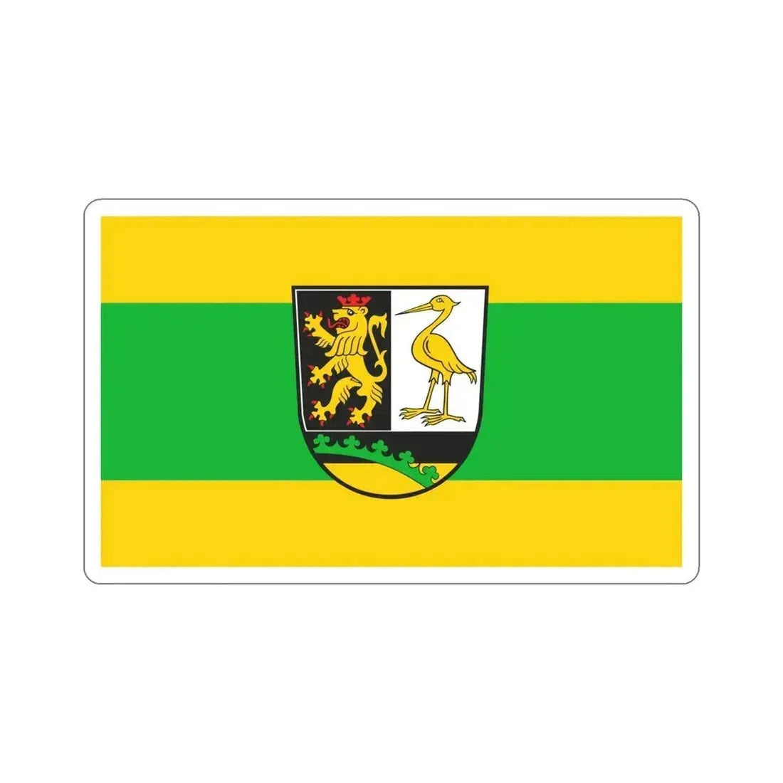 Flag of Greiz Germany STICKER Vinyl Die-Cut Decal - The Sticker Space