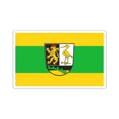 Flag of Greiz Germany - STICKER Vinyl Kiss-Cut Decal 3 Inch White - The Sticker Space