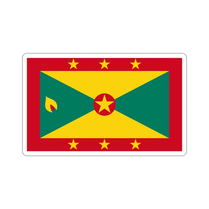 Flag of Grenada STICKER Vinyl Die-Cut Decal-3 Inch-The Sticker Space