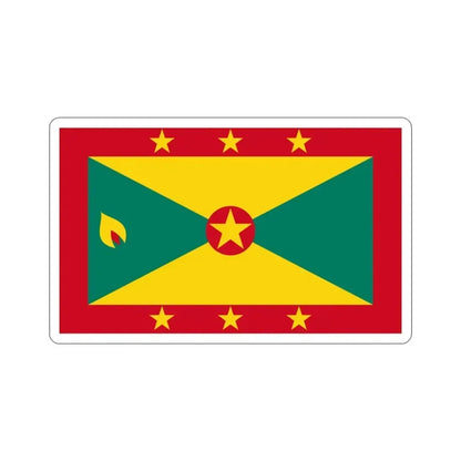 Flag of Grenada STICKER Vinyl Die-Cut Decal 3 Inch - The Sticker Space