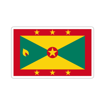 Flag of Grenada STICKER Vinyl Die-Cut Decal-3 Inch-The Sticker Space