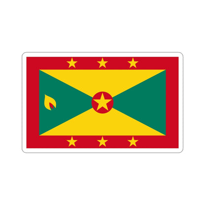 Flag of Grenada STICKER Vinyl Die-Cut Decal-4 Inch-The Sticker Space