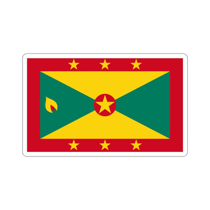 Flag of Grenada STICKER Vinyl Die-Cut Decal-5 Inch-The Sticker Space