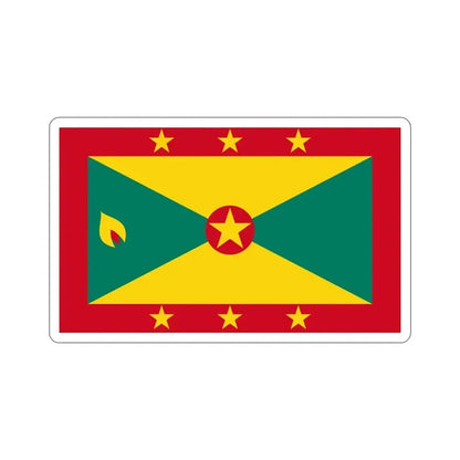 Flag of Grenada STICKER Vinyl Die-Cut Decal 5 Inch - The Sticker Space
