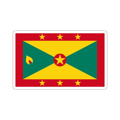 Flag of Grenada STICKER Vinyl Die-Cut Decal-6 Inch-The Sticker Space